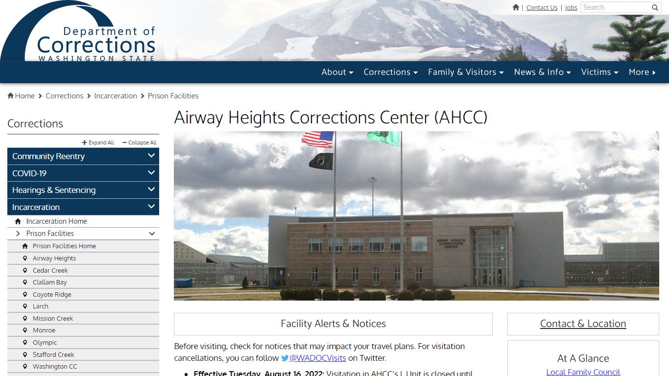 Airway Heights Corrections Center (AHCC)